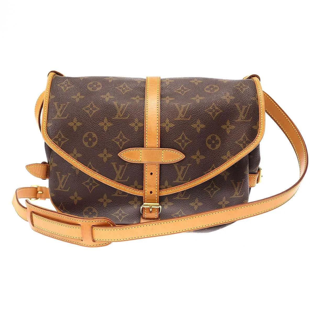 LOUIS VUITTON ルイヴィトン M42256 モノグラム ソミュール30 ショルダーバッグ