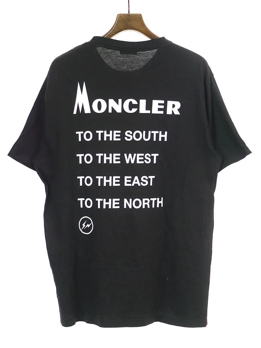 MONCLER モンクレール FRAGMENT HIROSHI FUJIWARA バックプリントTシャツ