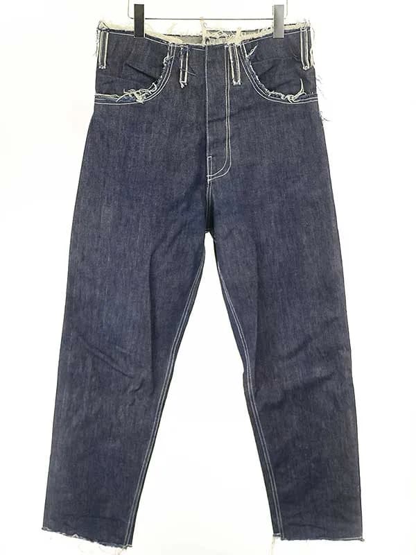CAMIEL FORTGENS カミエルフォートヘンス Cut Off Normal Denim カットオフデニムパンツ
