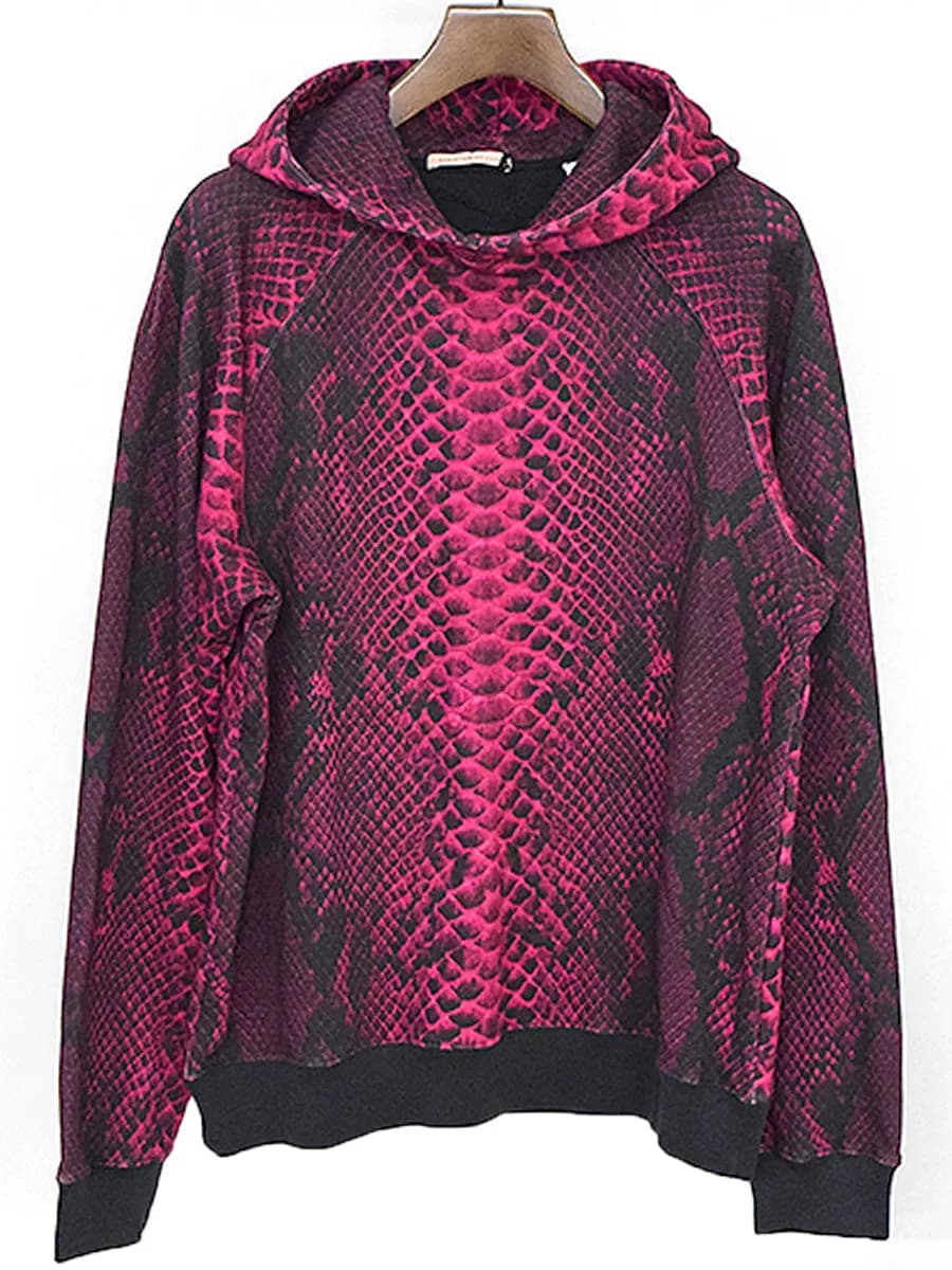CHRISTOPHER KANE クリストファーケイン スネーク柄プリントパーカー