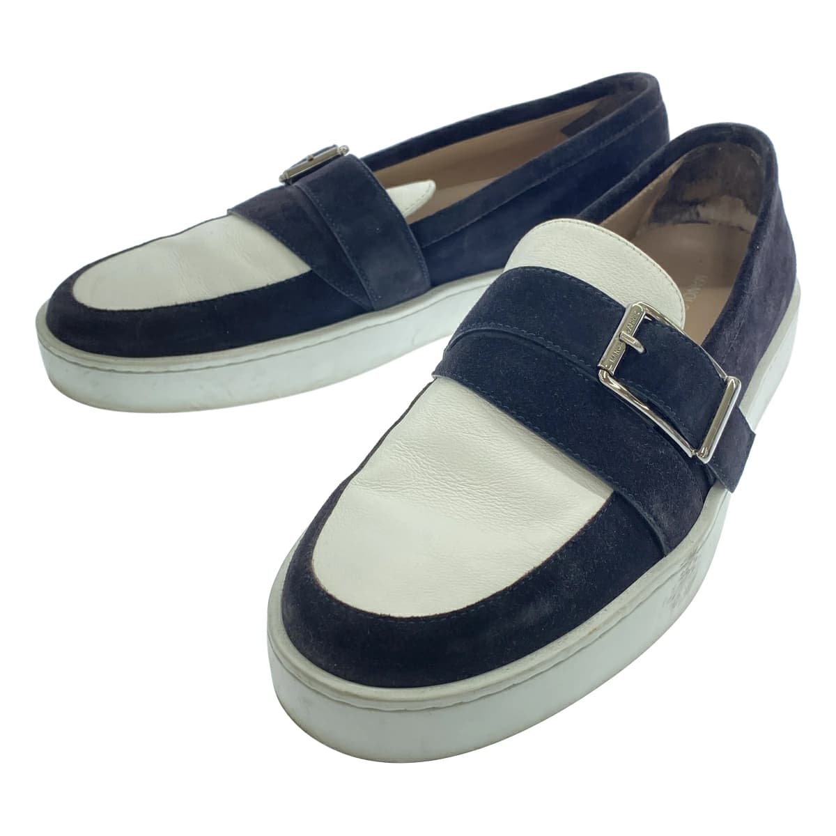MANOLO BLAHNIK マノロブラニク スウェードレザースリッポンスニーカー