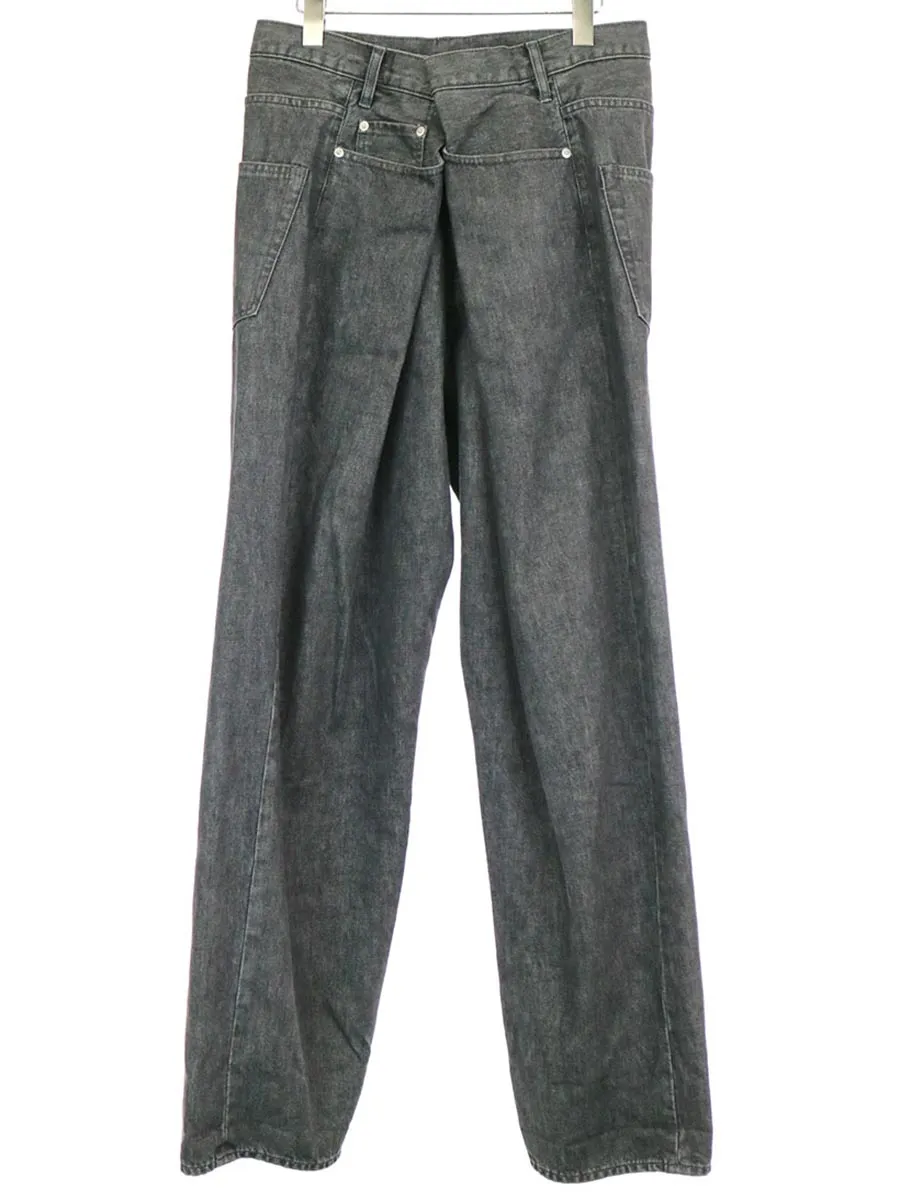 NEON SIGN ネオンサイン 18SS CHICANO DENIM SLACKS“USED デニムスラックスパンツ