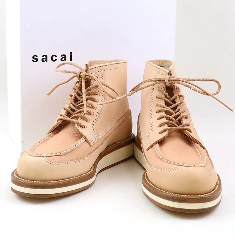sacai sacai × Hender Scheme 16SS レースアップレザーブーツ