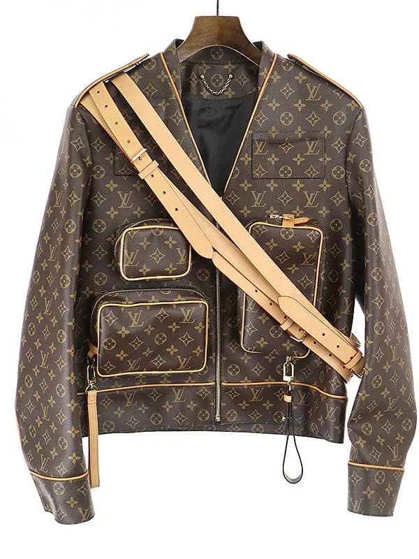 LOUIS VUITTON ルイヴィトン 19AW モノグラムアドミラルレザージャケット