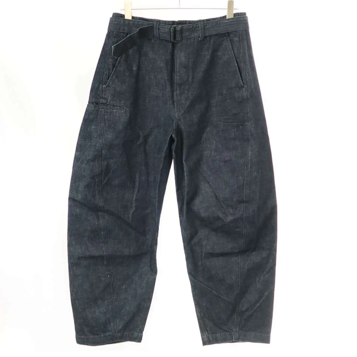 LEMAIRE ルメール 21AW TWISTED PANTS ツイストベルテッドデニムパンツ PA137 LDD68