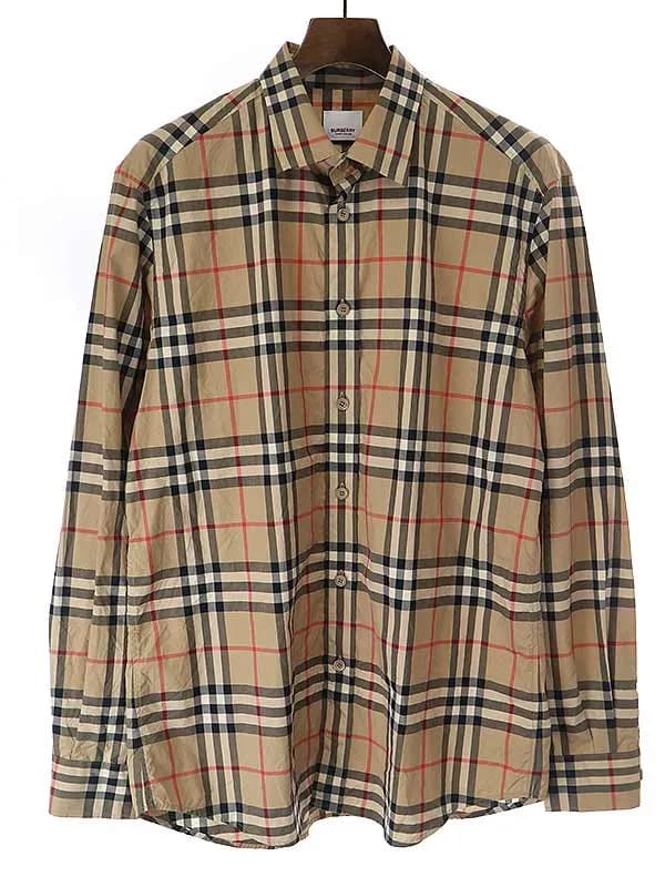 BURBERRY バーバリーロンドン ARCHIVE BEIGE IP CHK ノバチェックロングスリーブシャツ