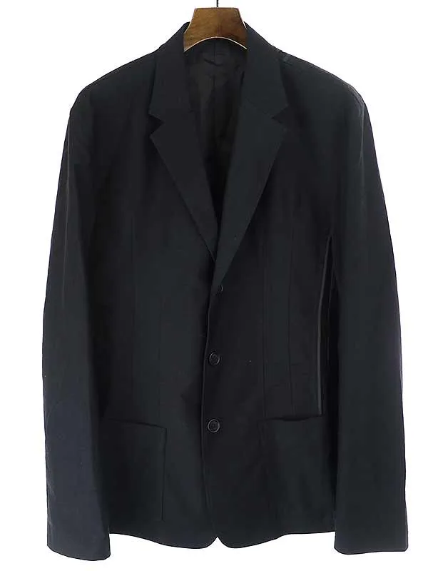 Yohji Yamamoto ヨウジヤマモトプールオム 16SS N-左別布テープ接 コットンジャケット