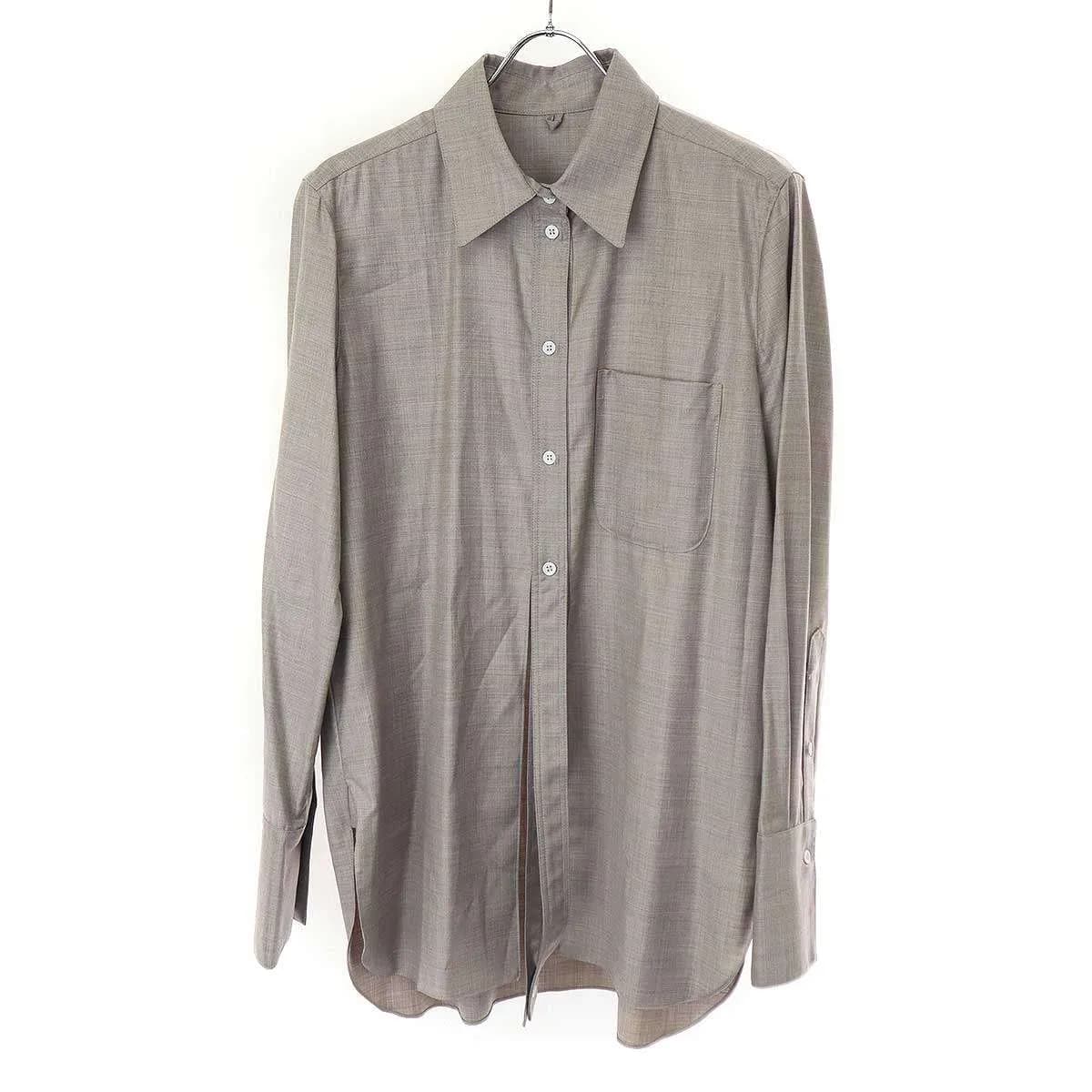 Peter Do ピーター ドゥー 21SS Loro Piana ウールデザインシャツ PD-SS21-467