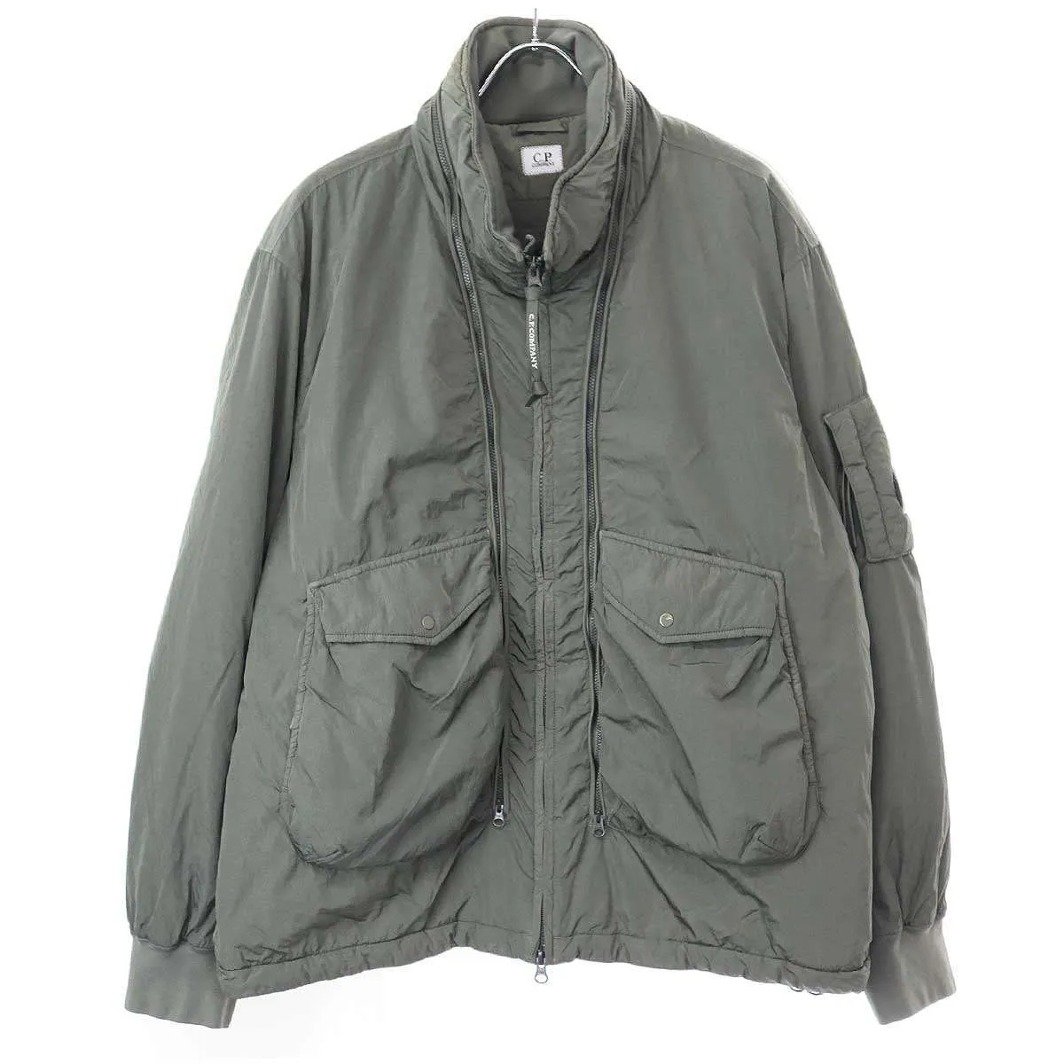 C.P.COMPANY シーピーカンパニー 24AW Chrome-R Padded Full Zip Jacket パテッドフルジップジャケット 17CMOW089A-005904G