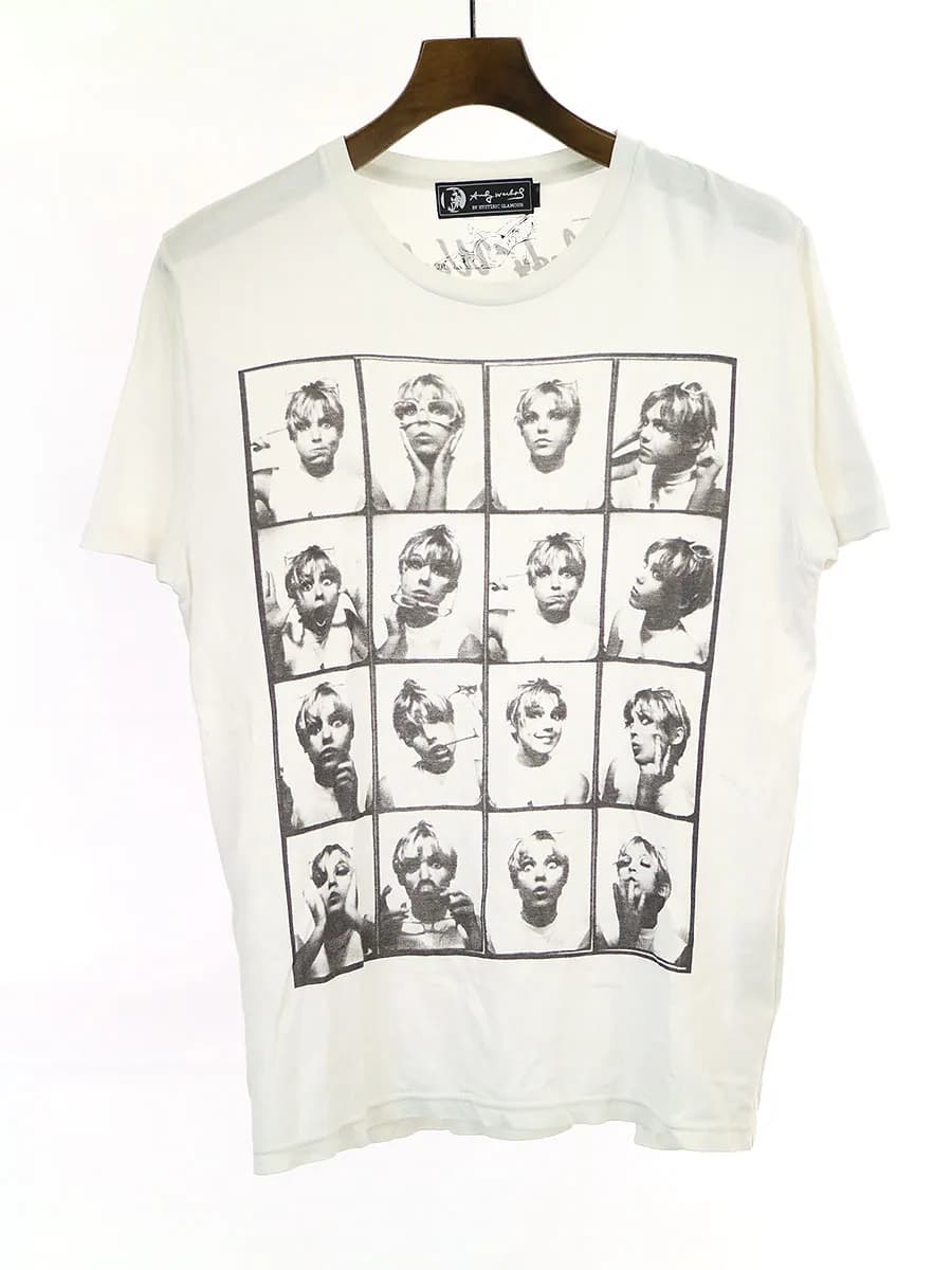 HYSTERIC GLAMOUR アンディウォーホル バイ ヒステリックグラマー フォトプリントTシャツ