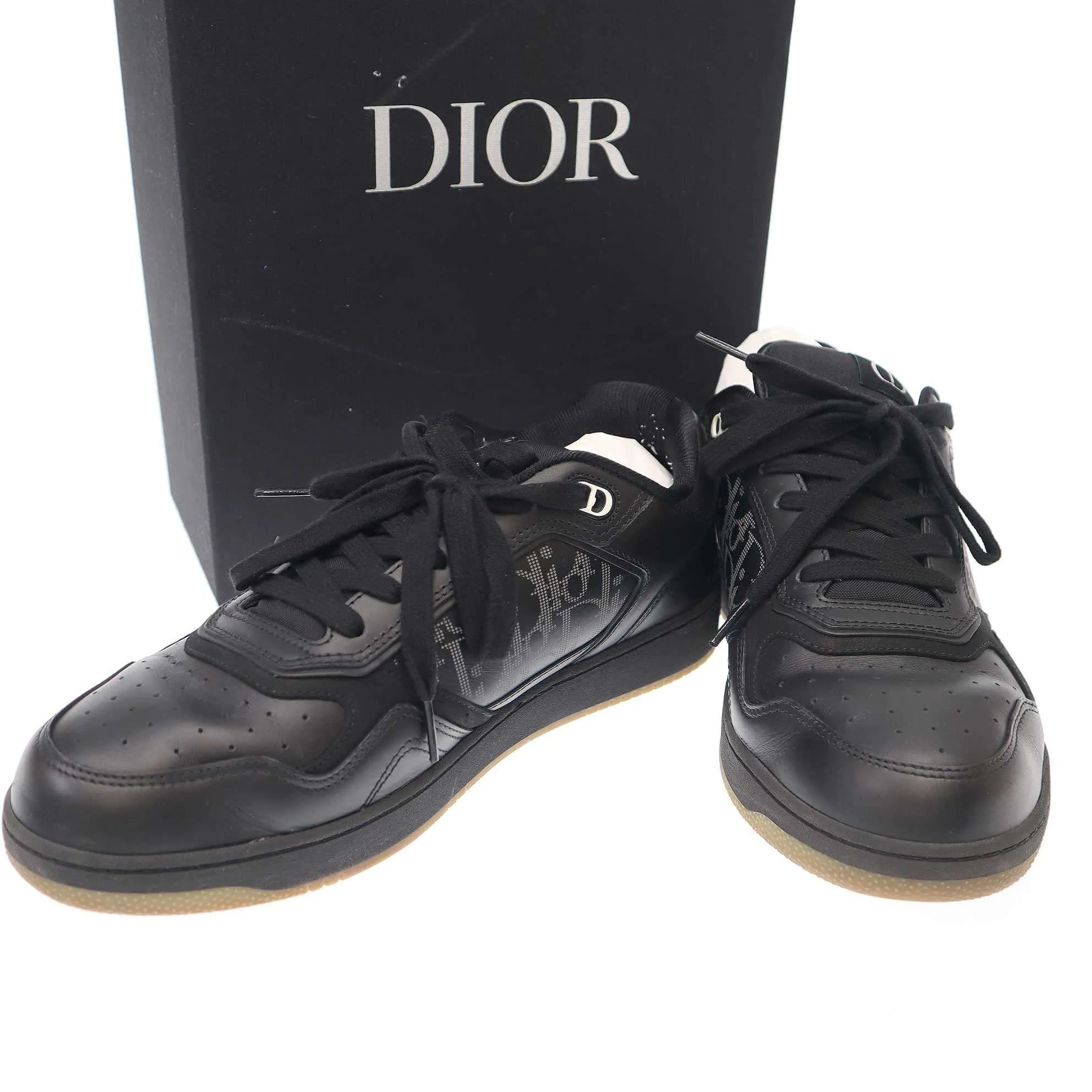 Dior HOMME ディオール B27 LT CALF GALAXY オブリークロートップスニーカー FA0421 3SN272ZLO