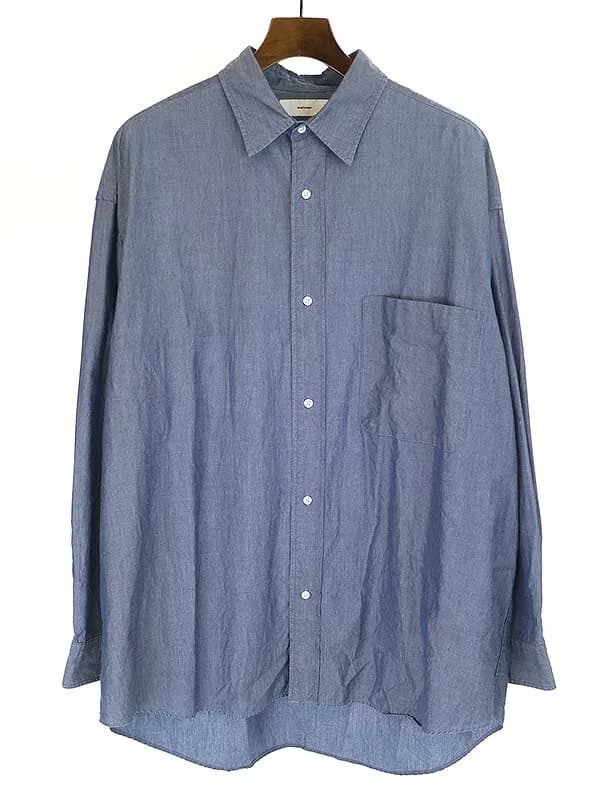 Graphpaper グラフペーパー 19SS Dungaree regular collar oversized オーバーサイズ長袖シャツ