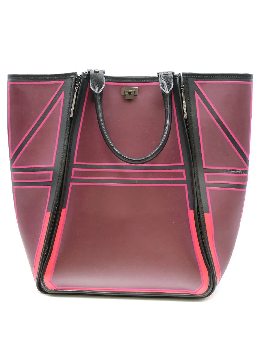 ISSEY MIYAKE イッセイミヤケ GUSTON カラーインクジッパートートバッグ