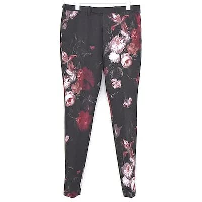 LAD MUSICIAN LAD MUSICIAN 18SS FLOWER SLIM SLACKS