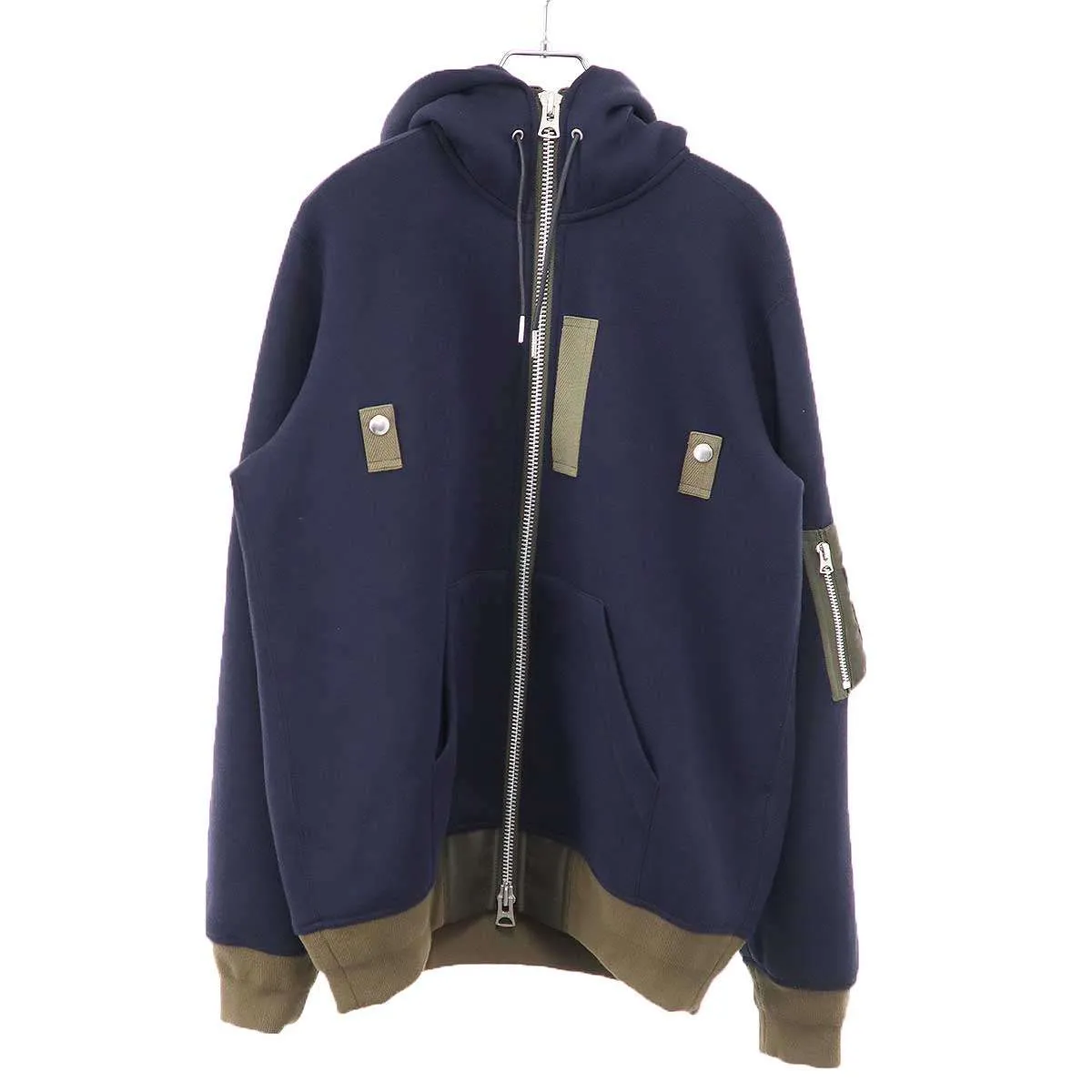 sacai サカイ 25AW Sponge Sweat Hoodie スポンジスウェットパーカー