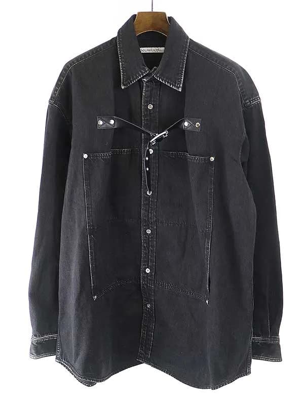 JOHN LAWRENCE SULLIVAN ジョン ローレンス サリバン 20AW FRONT SIDE BELTED DENIM SHIRT デニムシャツ