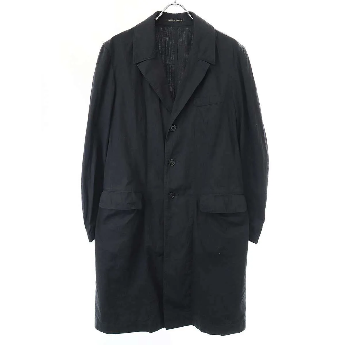 Yohji Yamamoto ヨウジヤマモト プールオム 15AW コットンドクターコート