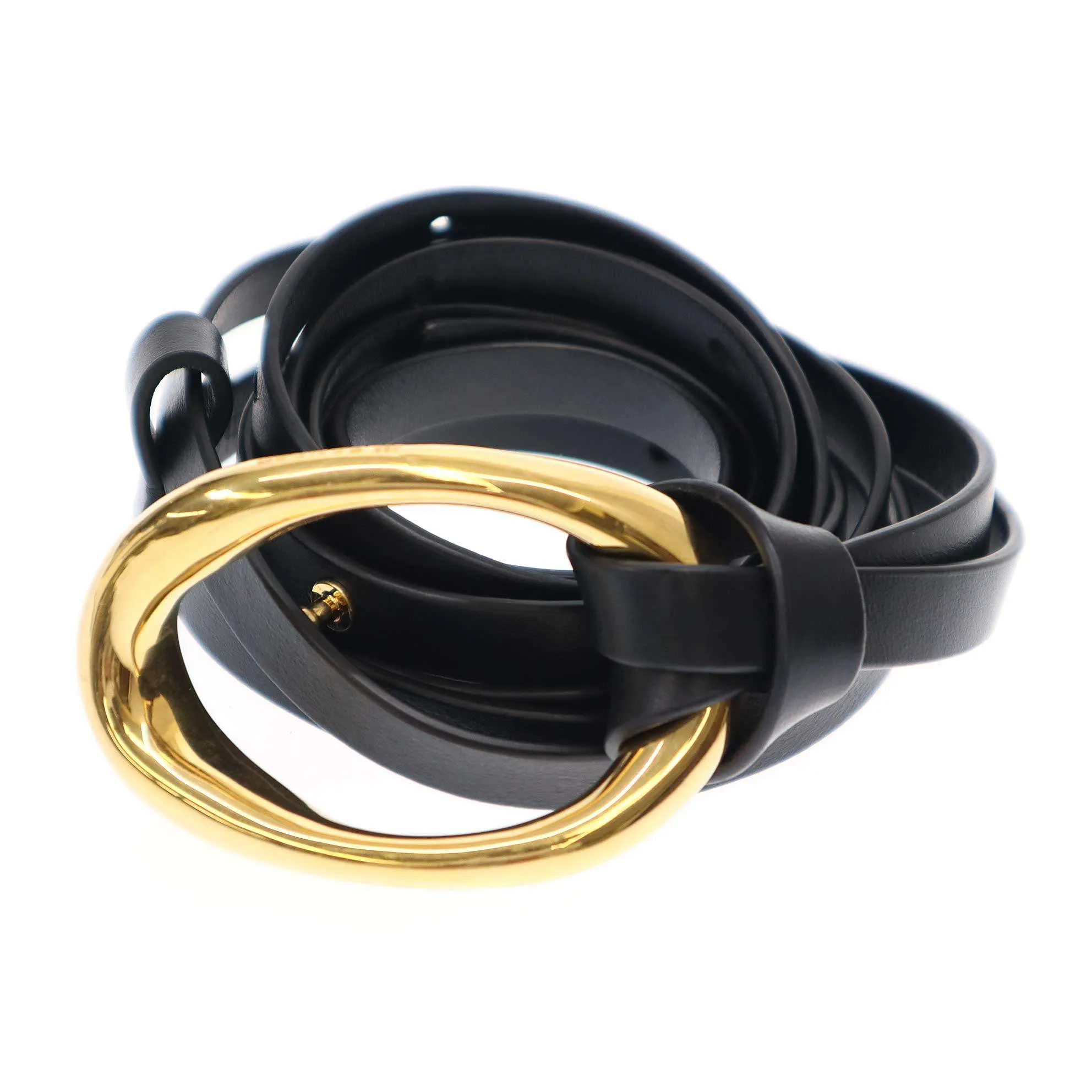 JIL SANDER ジルサンダー スモールリングバックル レザーベルト
