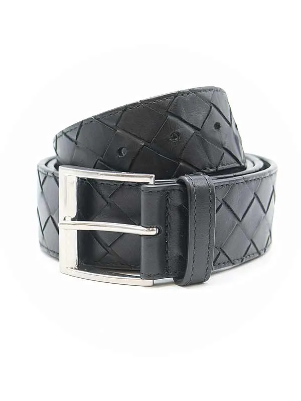 BOTTEGA VENETA ボッテガヴェネタ イントレチャートレザーベルト