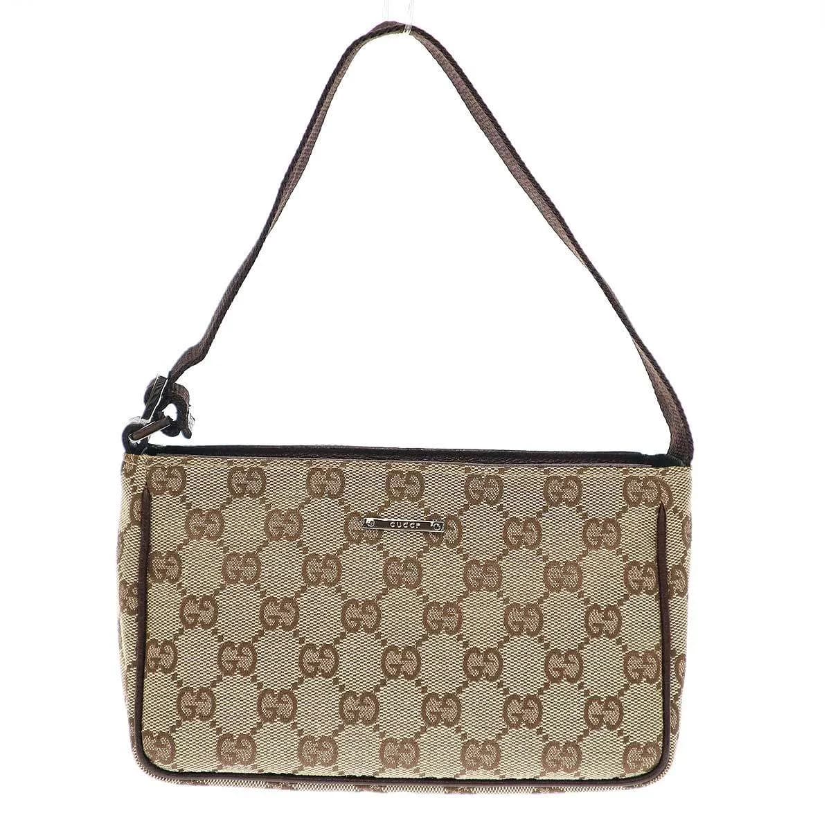 GUCCI グッチ GGキャンバス アクセサリーポーチバッグ