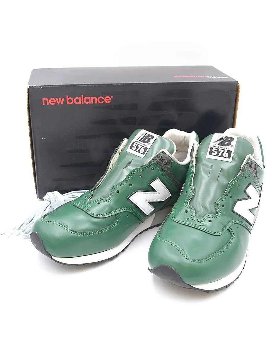 New Balance ニューバランス M576 G MADE IN U.S.A. ガラスレザースニーカー