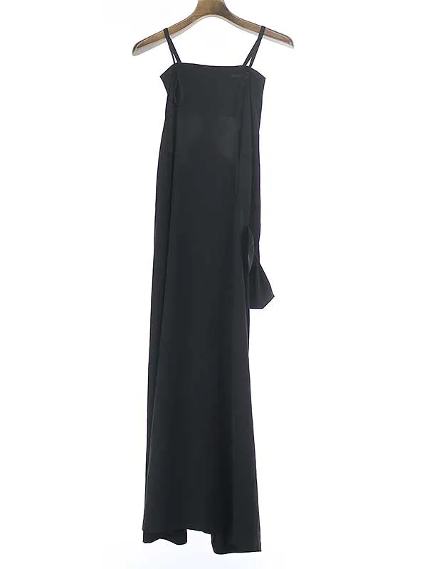 Y's ワイズ SAMPLE 22SS TRIACETATE POLYESTER de CHINE LEFT FLAP DRESS ドレス