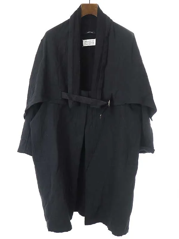 Maison Margiela メゾンマルタンマルジェラ1 15AW ウールコットン ベルテッドコート