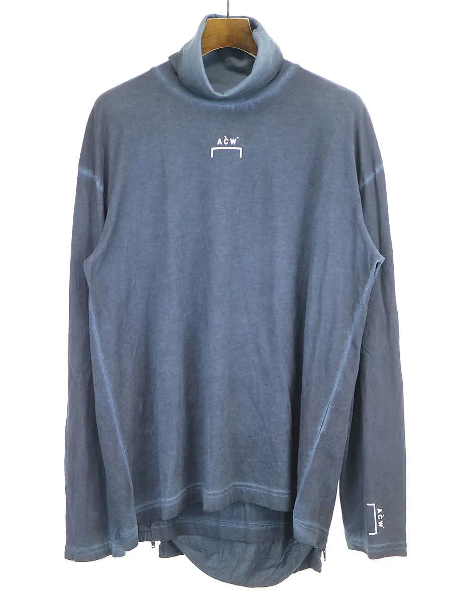 A-COLD-WALL* アコールドウォール 18AW タートルネックバックジップロングスリーブTシャツ