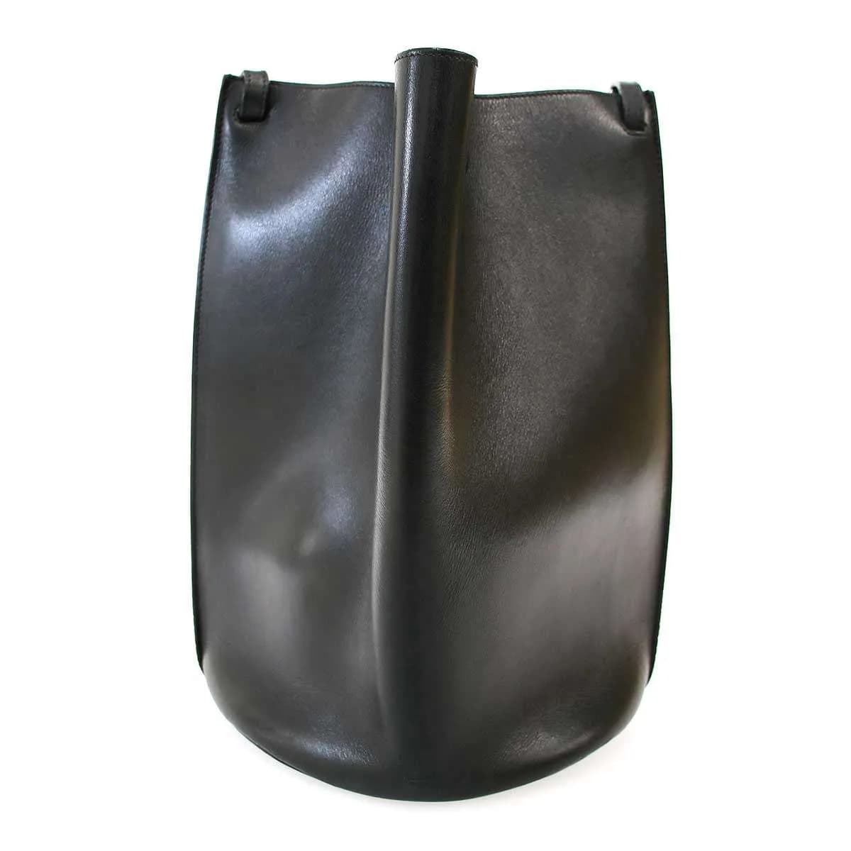 CELINE セリーヌ バケットレザーショルダーバッグ