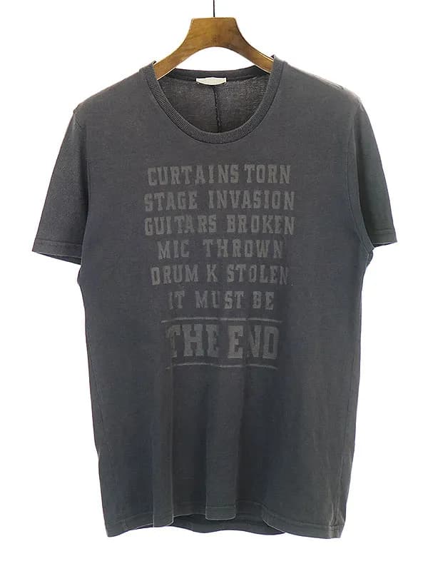 Dior HOMME ディオールオム 05AW グラム期 THE END プリントTシャツ