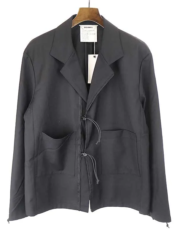 DIGAWEL ディガウェル 20SS OPEN COLLAR TAPE BLOUSON オープンカラータイプブルゾン