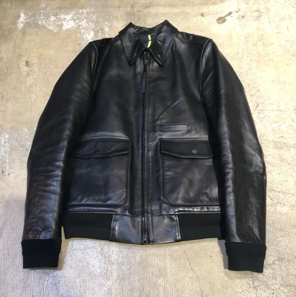 OAMC OAMC 14AW LEATHER FACTORY JACKET