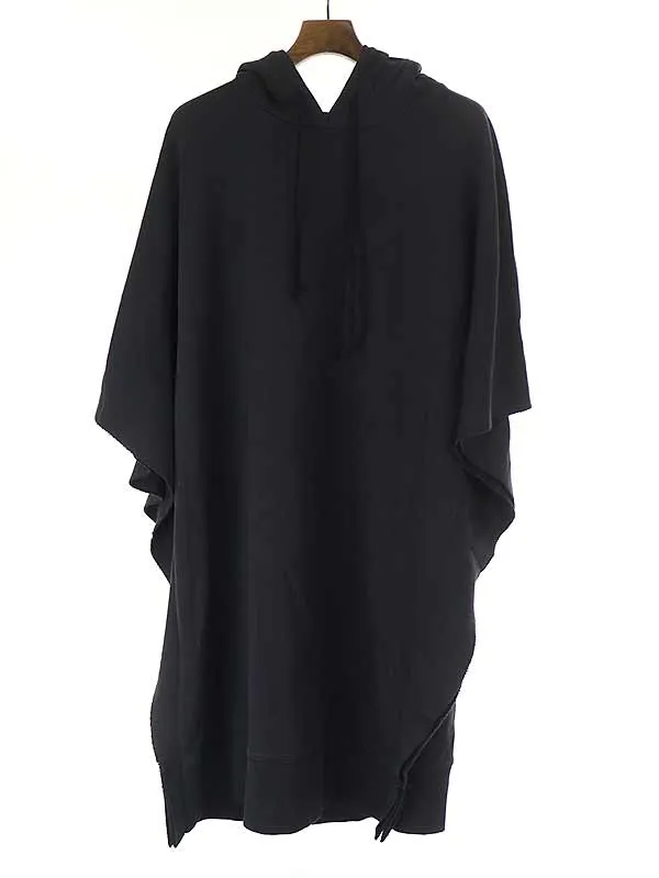 Maison Margiela エムエムシックス 18SS バックプリントスウェットパーカー ポンチョ