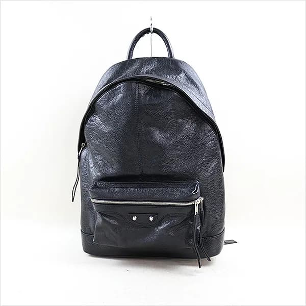 BALENCIAGA BALENCIAGA Creased-Leather Backpack