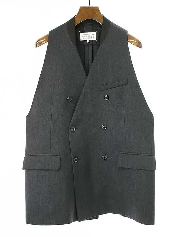 Maison Margiela メゾン マルタン マルジェラ 10 20AW ダブルブレストウールジレベスト