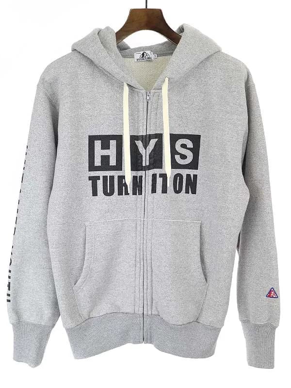 HYSTERIC GLAMOUR ヒステリックグラマー 20AW UNTAMEDプリントオーバーサイズジップアップパーカー