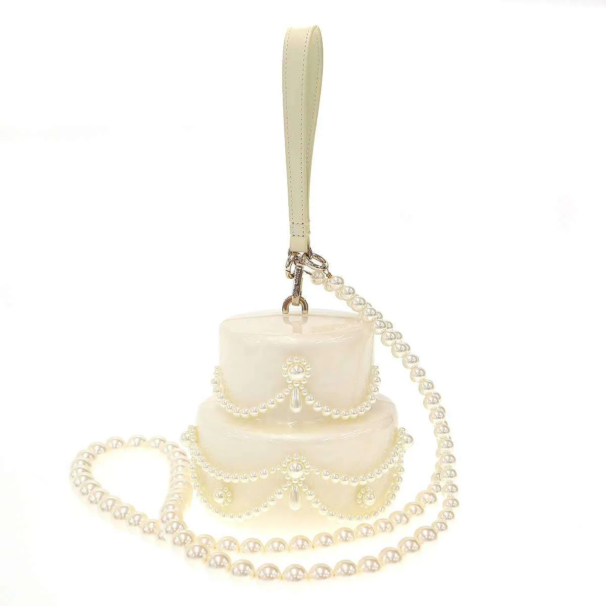 シモーネ ロシャ BEADED FROSTING CAKE BAG パールケーキバッグ