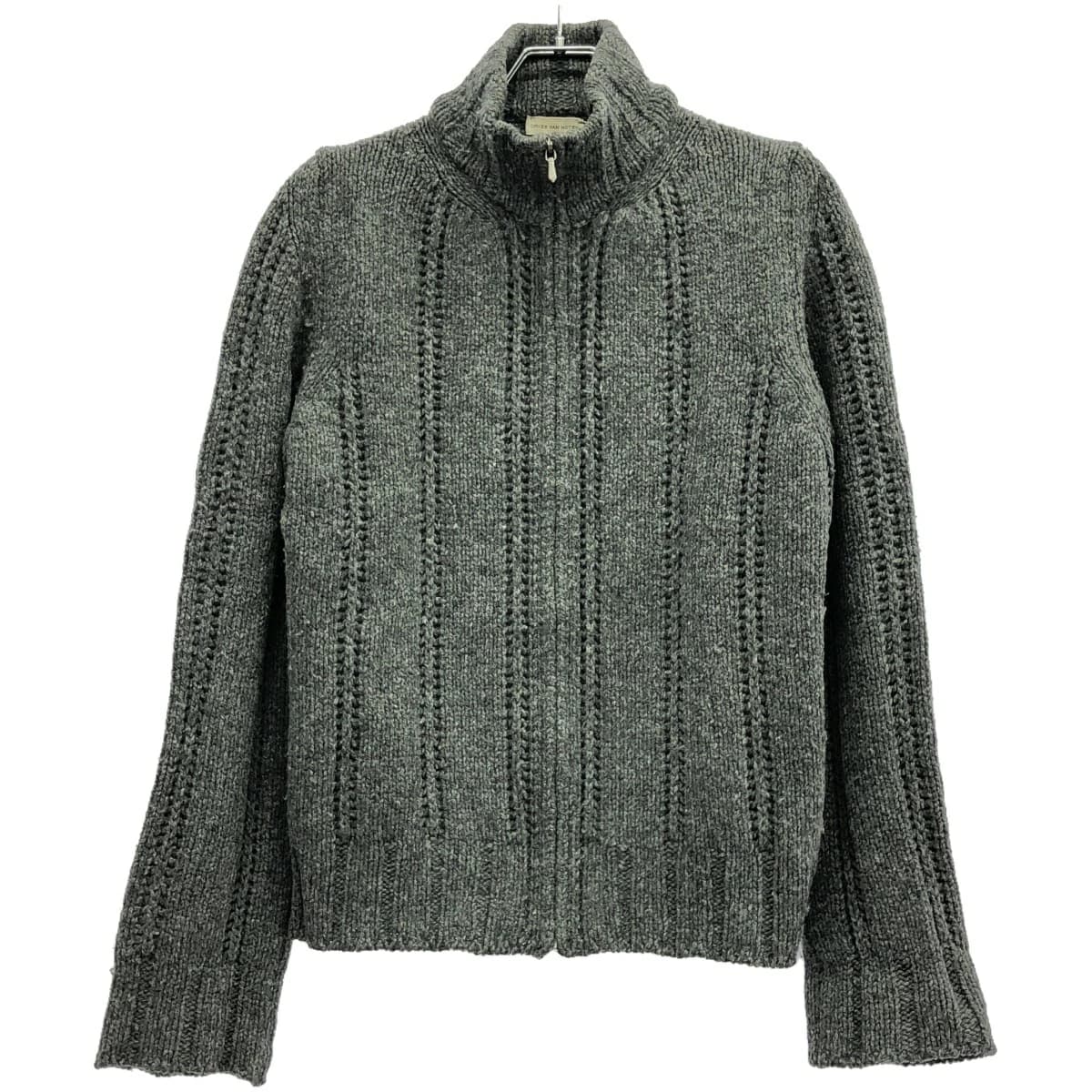 DRIES VAN NOTEN ドリスヴァンノッテン ライカ期 ハイネックジップアップニットセーター