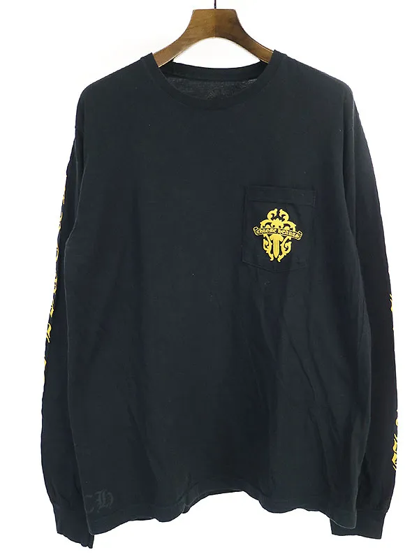 CHROME HEARTS クロムハーツ ダガープリントロングスリーブTシャツ