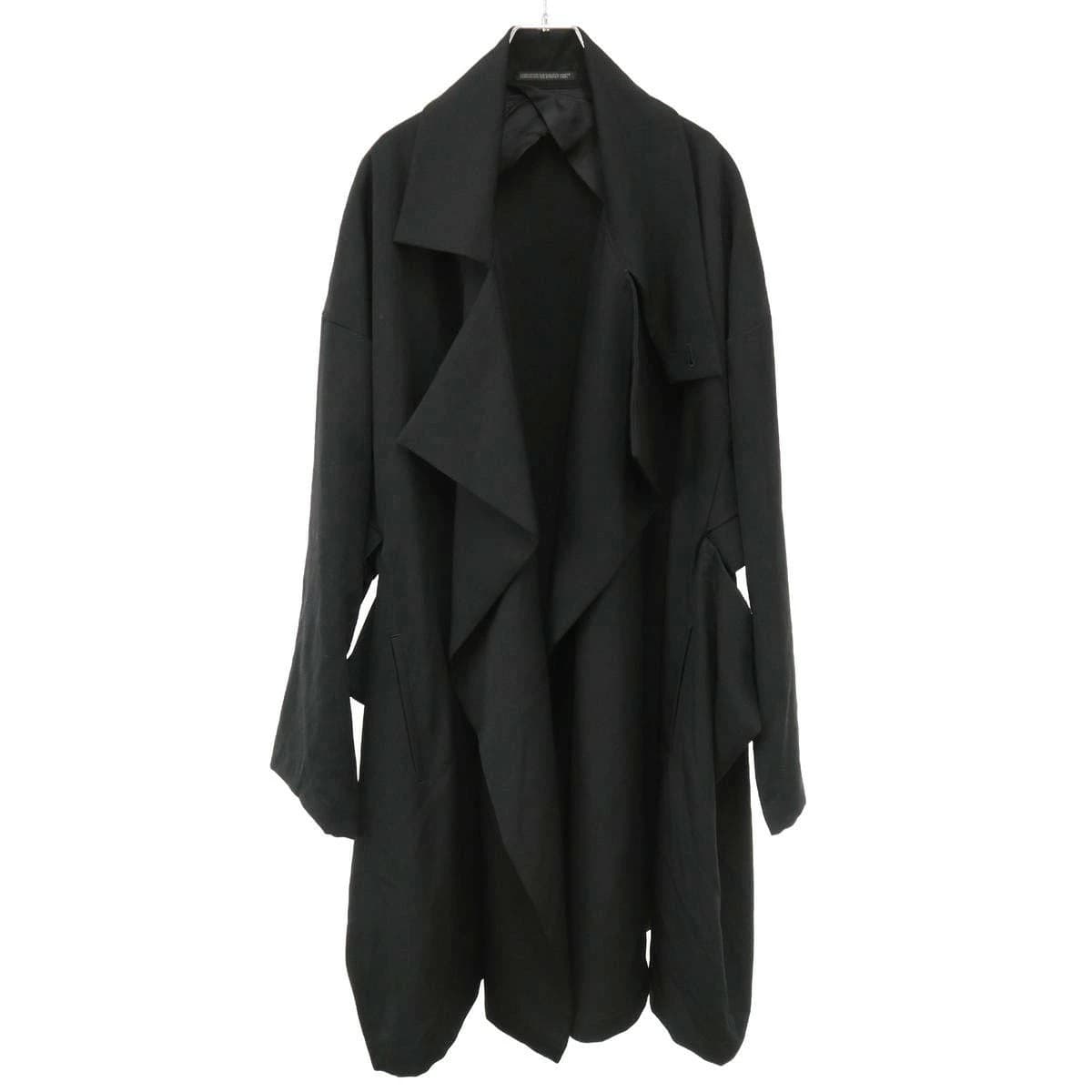 Yohji Yamamoto ヨウジヤマモト プールオム 25AW WOOL GABARDINE SMOOTH COAT ウールギャバジン テロテロコート HM-C02-100
