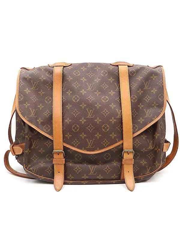 LOUIS VUITTON ルイヴィトン ソミュール43 モノグラムショルダーバッグ M42252