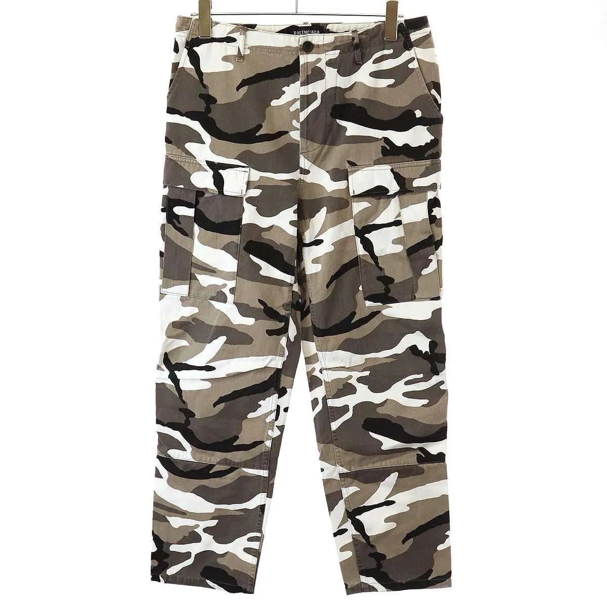 BALENCIAGA バレンシアガ 19SS Army Camo Pants カモフラージュ アーミーカーゴパンツ 557301 TBP34