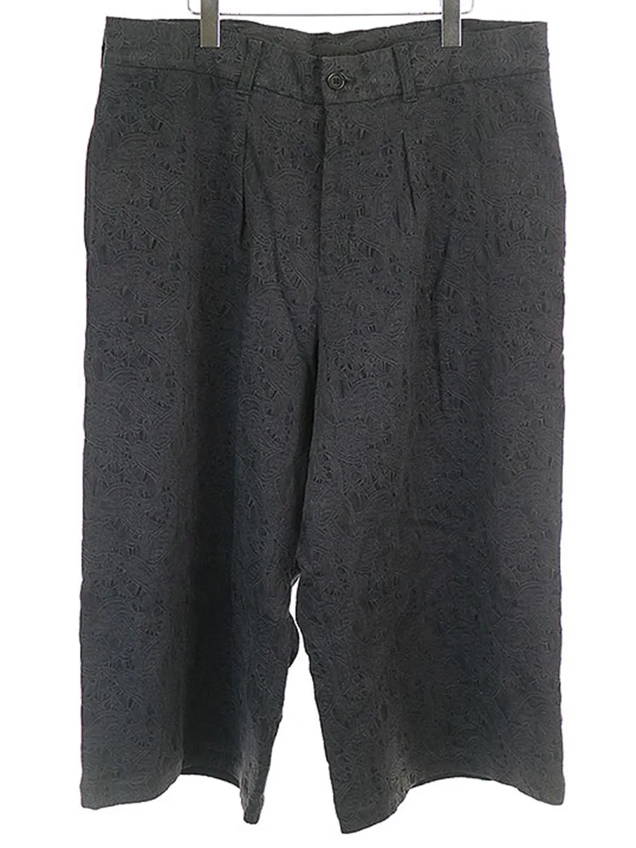 Yohji Yamamoto ヨウジヤマモト プール オム 15SS LOOK24 ジャカードサルエルワイドパンツ