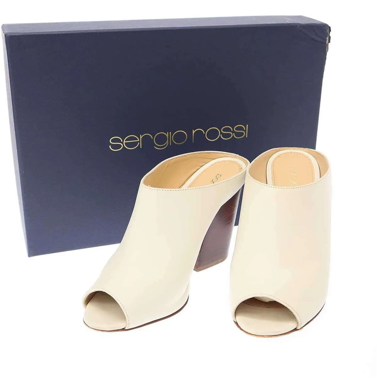 sergio rossi セルジオ ロッシ Slide sabot サンダル