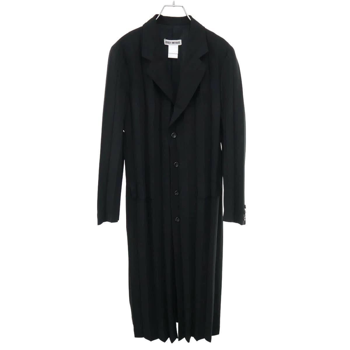 ISSEY MIYAKE イッセイミヤケ プリーツチェスターコート IM94-FA914