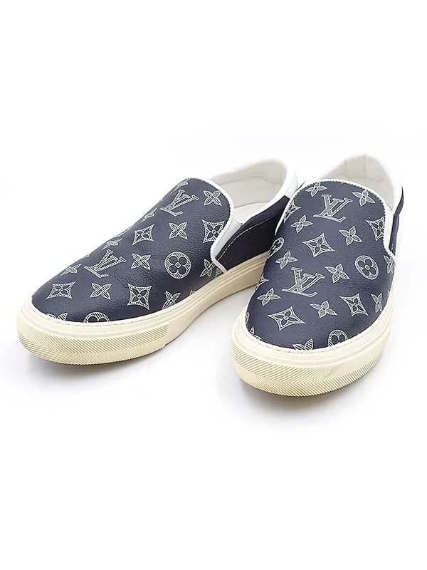 LOUIS VUITTON ルイヴィトン トロカデロラインレザースリッポン