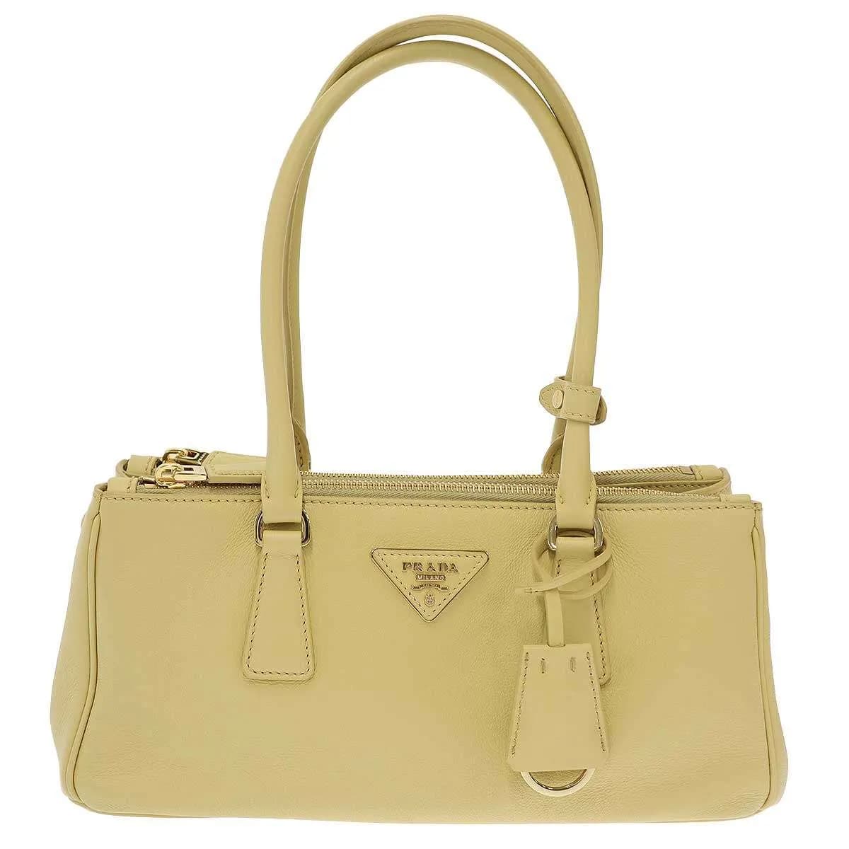 PRADA プラダ Galleria Bag Medium ガレリア ミディアム レザーショルダーバッグ