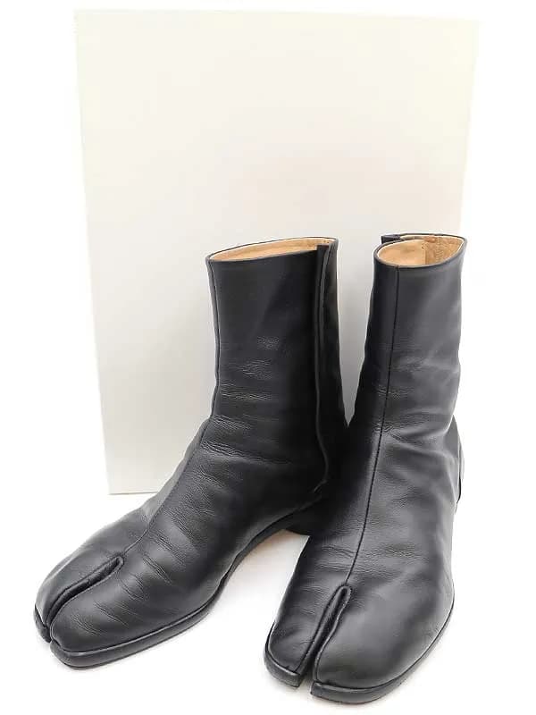 Maison Margiela メゾンマルタンマルジェラ TABI BOOTS S57WU0153 レザー足袋ブーツ