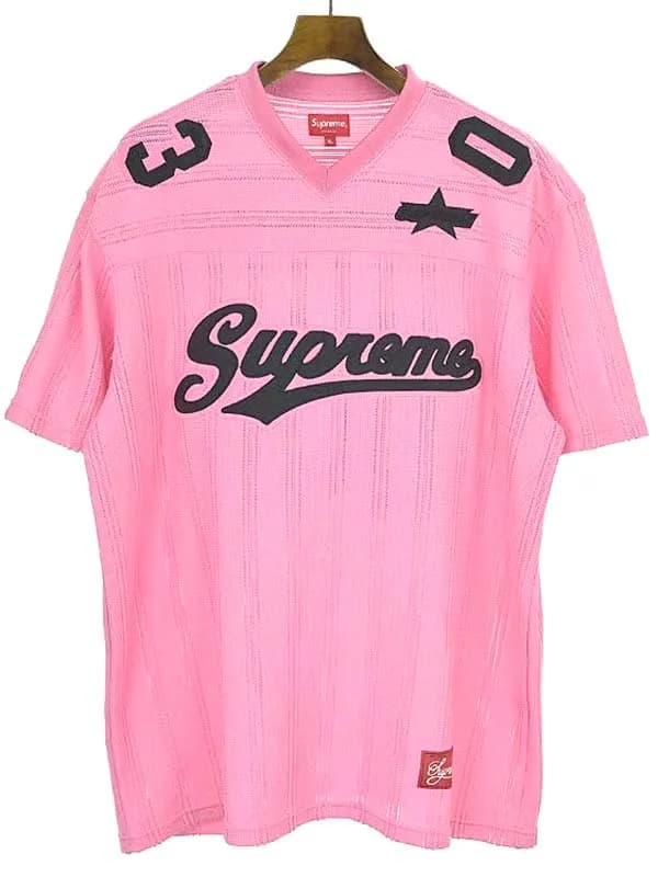 Supreme シュプリーム 21SS Mesh Stripe Football Jersey Tシャツ