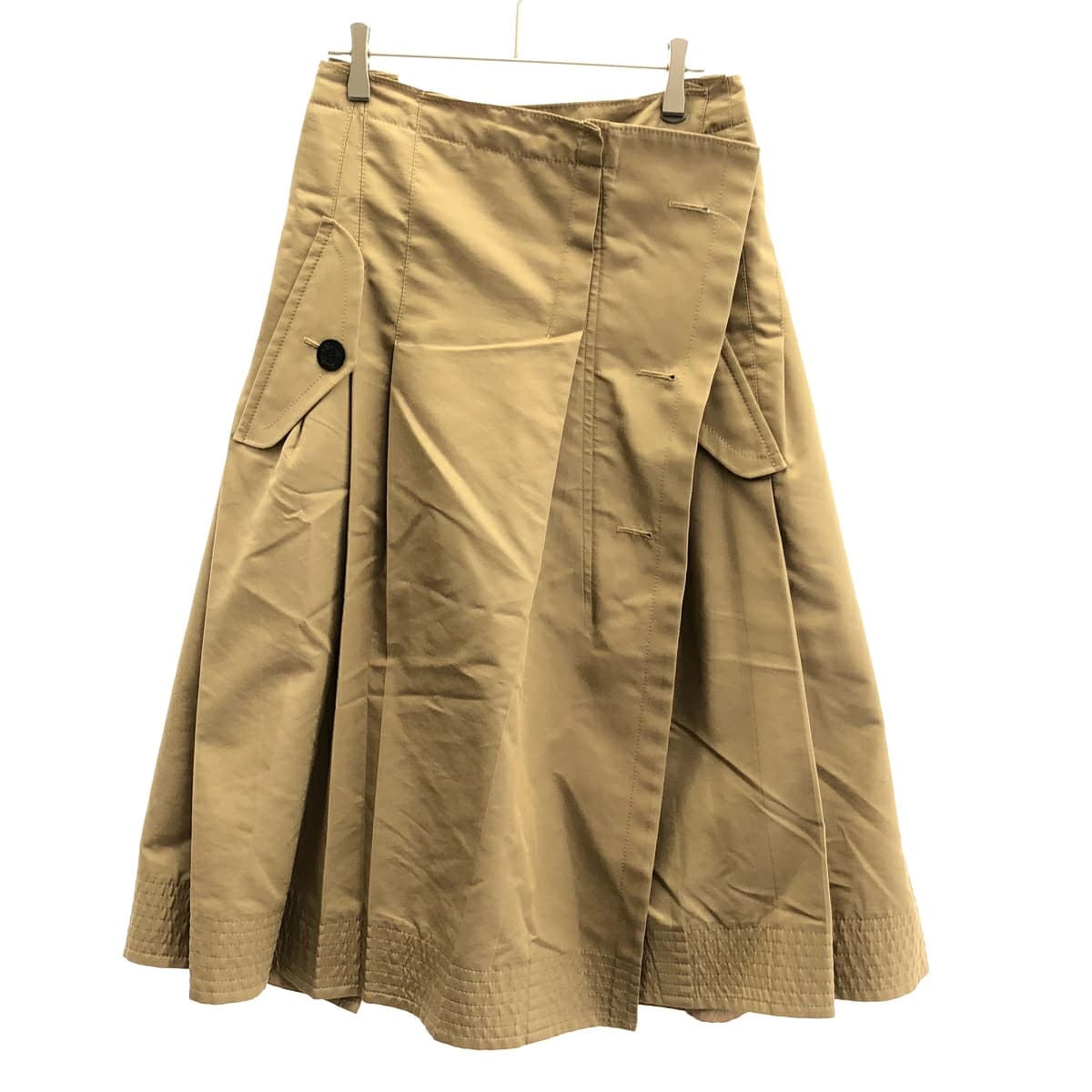 sacai サカイ 22SS コットンギャバジンミックスカート 22-05949